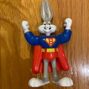 McDonald's Happy Meal Toy 1992 Super Looney Tunes Bugs Bunny/Super Bugs (Loose)